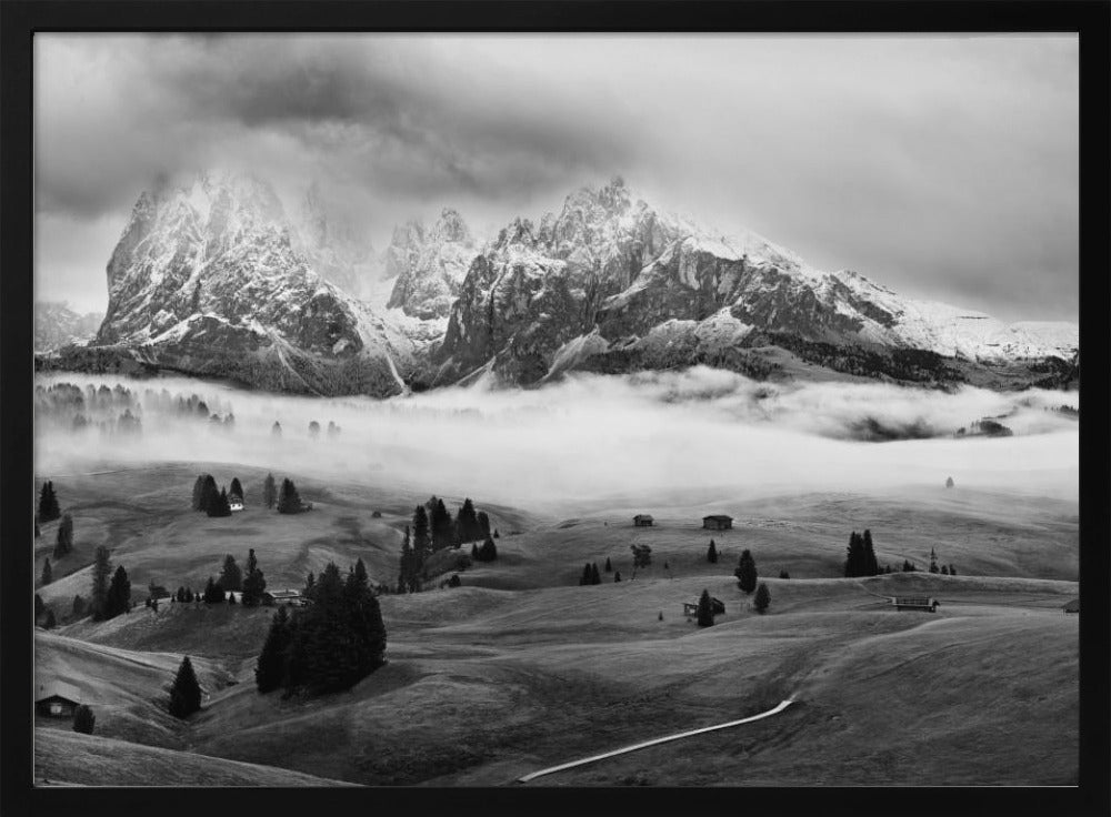 Foggy Dolomites | Poster