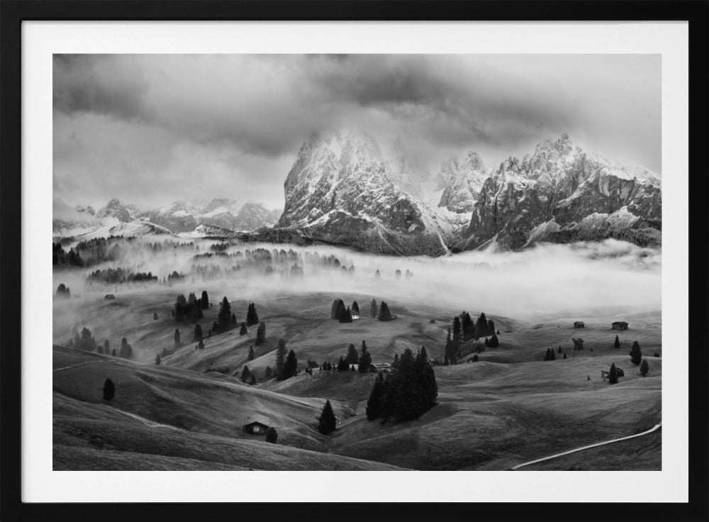 Foggy Dolomites | Poster