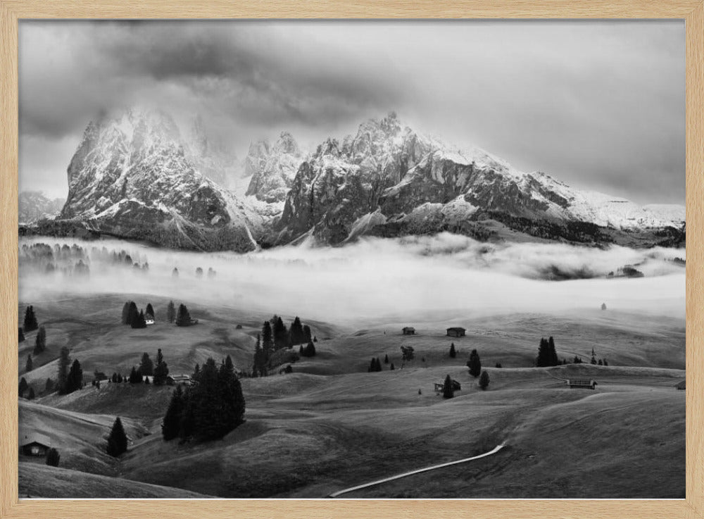 Foggy Dolomites | Poster