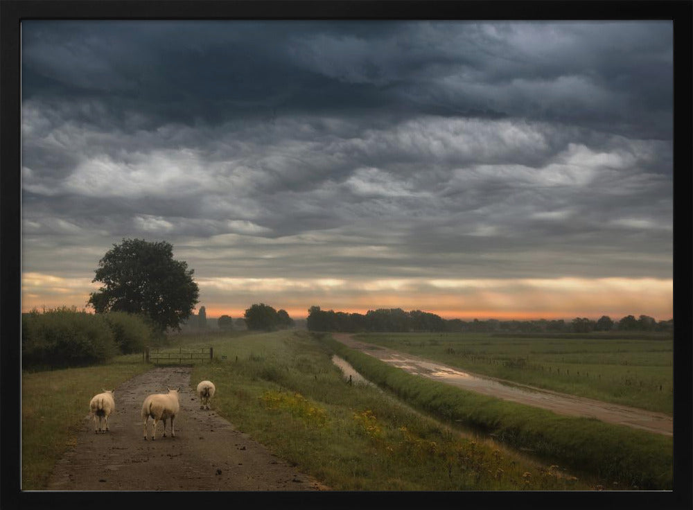 Waving clouds | Poster