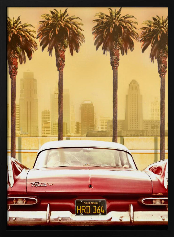 PLYMOUTH SAVOY WITH PALMS | Poster