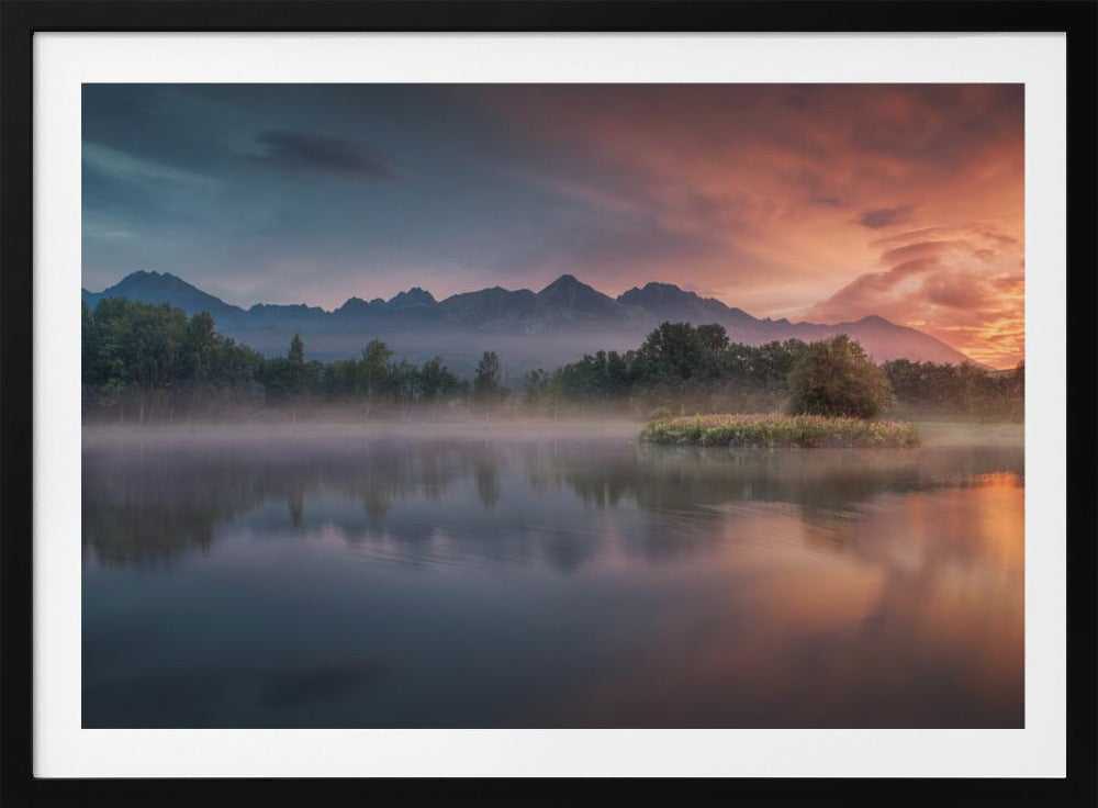 Daybreak by the lake | Poster