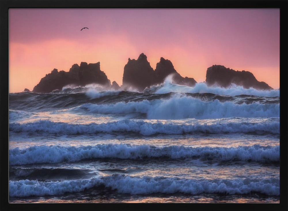 Bandon Beach Layers | Poster