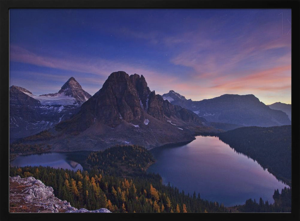 Twilight at Mount Assiniboine | Poster