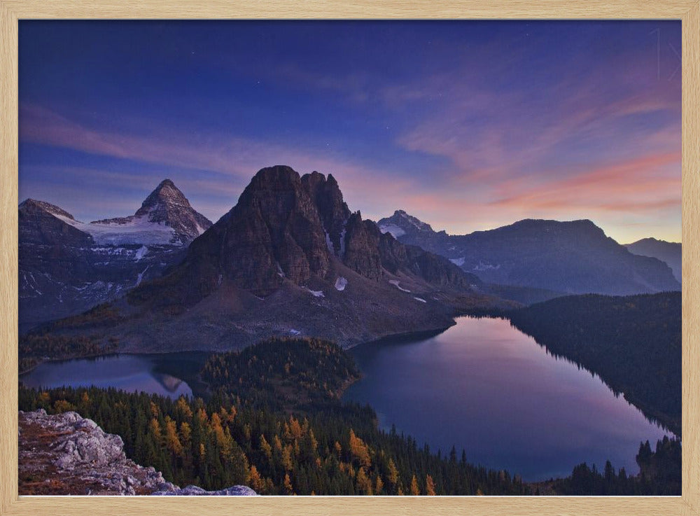 Twilight at Mount Assiniboine | Poster