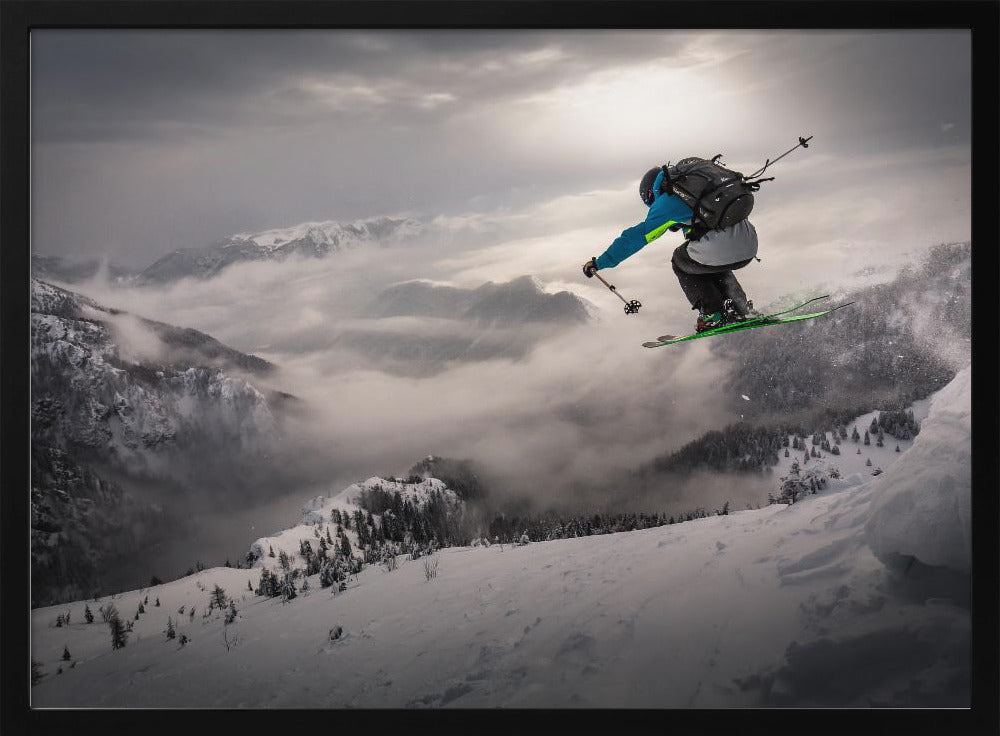 Backcountry skiing | Poster