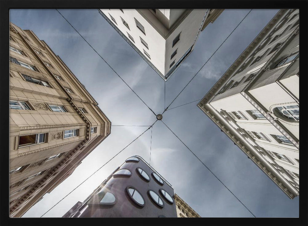 Where streets meet the sky | Poster