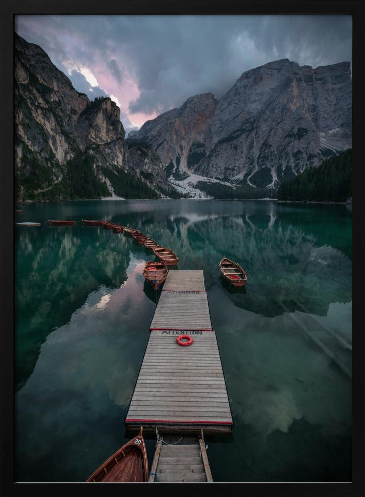 Braies reflections | Poster