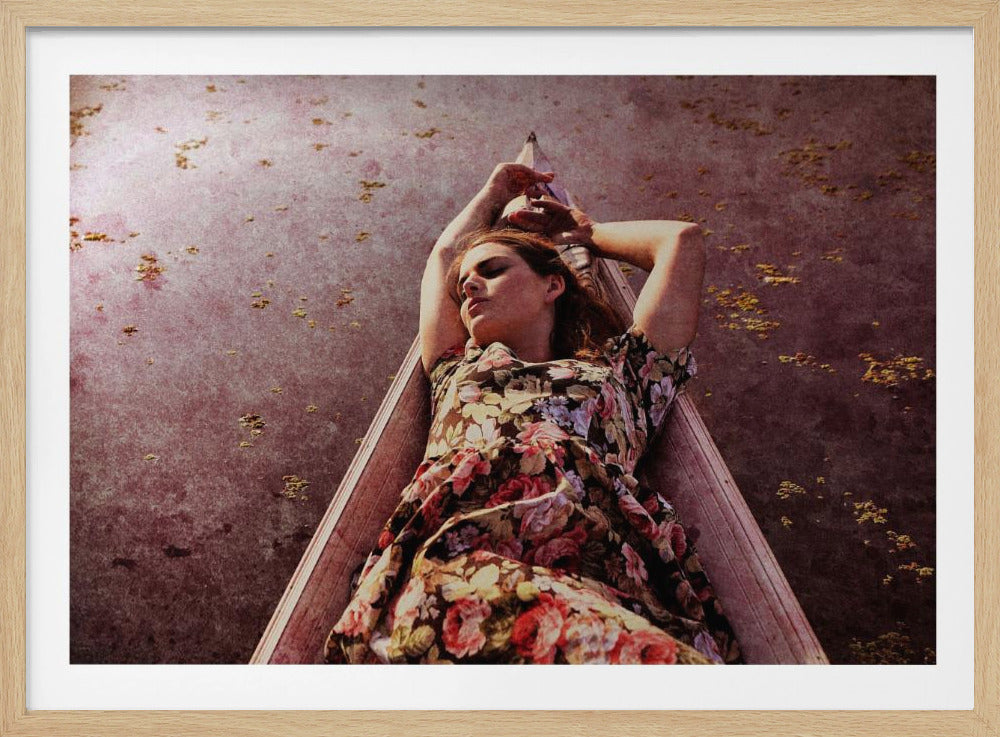 Evening on the lake | Poster