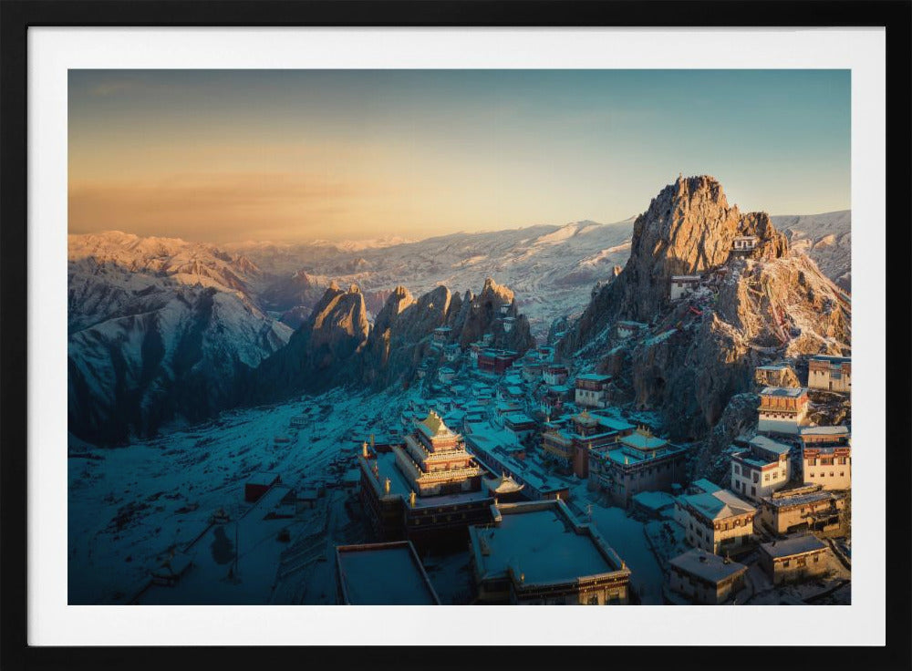 Tibetan temple 《崷崒孜珠》 | Poster