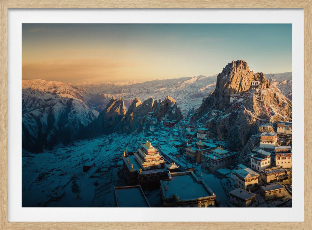 Tibetan temple 《崷崒孜珠》 | Poster