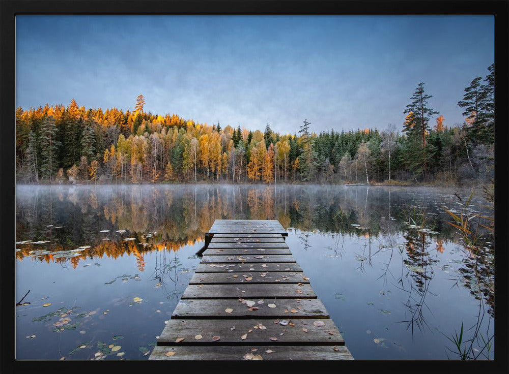 Autumn pier | Poster