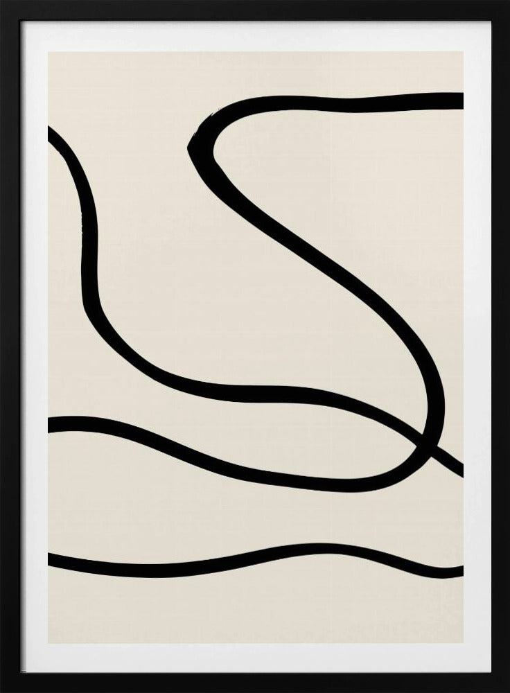 Black Lines 01 | Poster