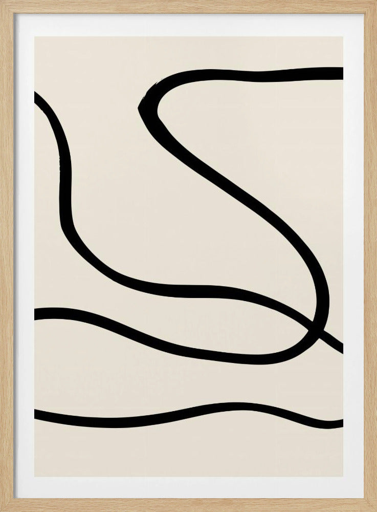 Black Lines 01 | Poster