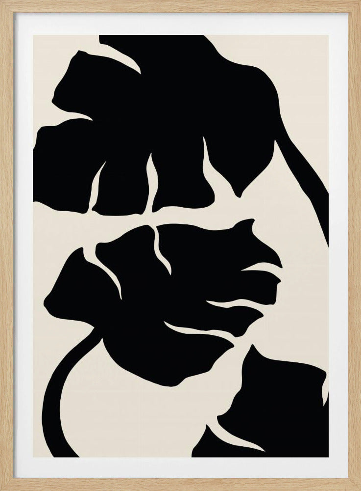 Monstera Black | Poster