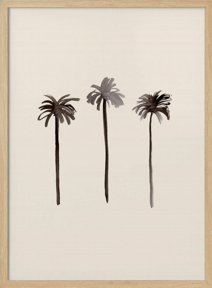 Palm Trees Ink | Poster