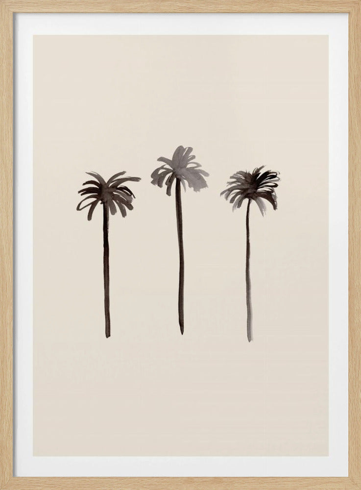 Palm Trees Ink | Poster