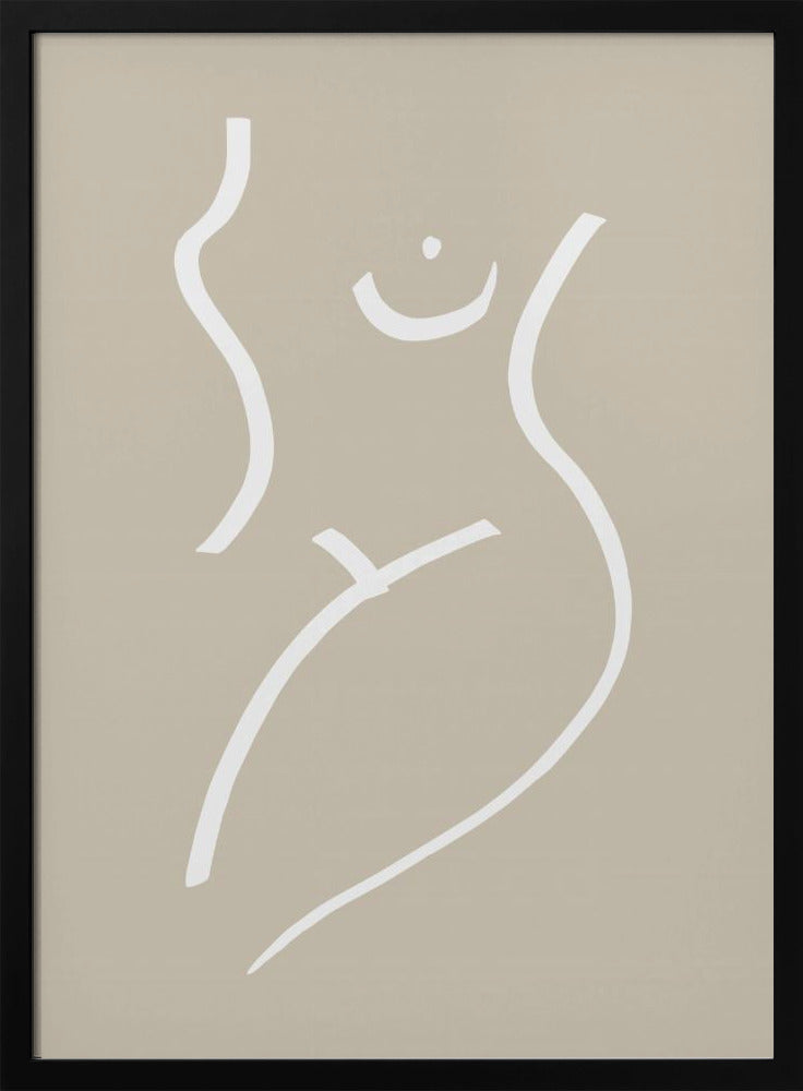 Body Sketch Sand | Poster