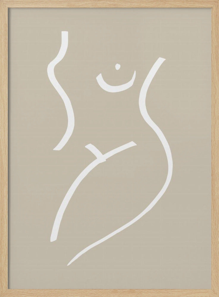 Body Sketch Sand | Poster