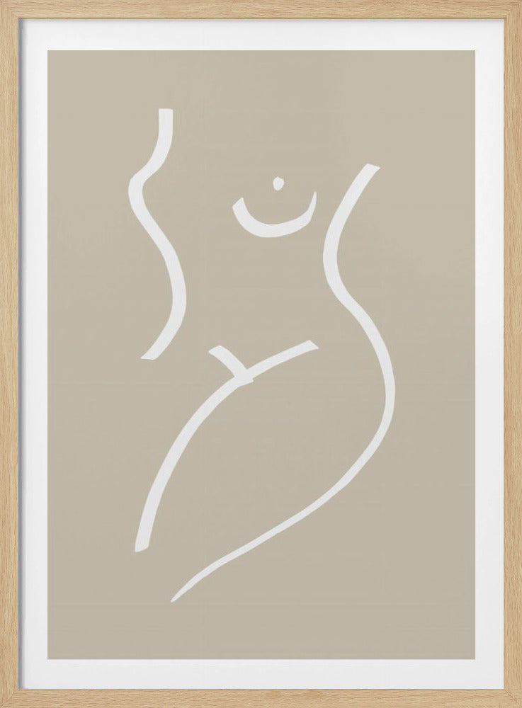 Body Sketch Sand | Poster