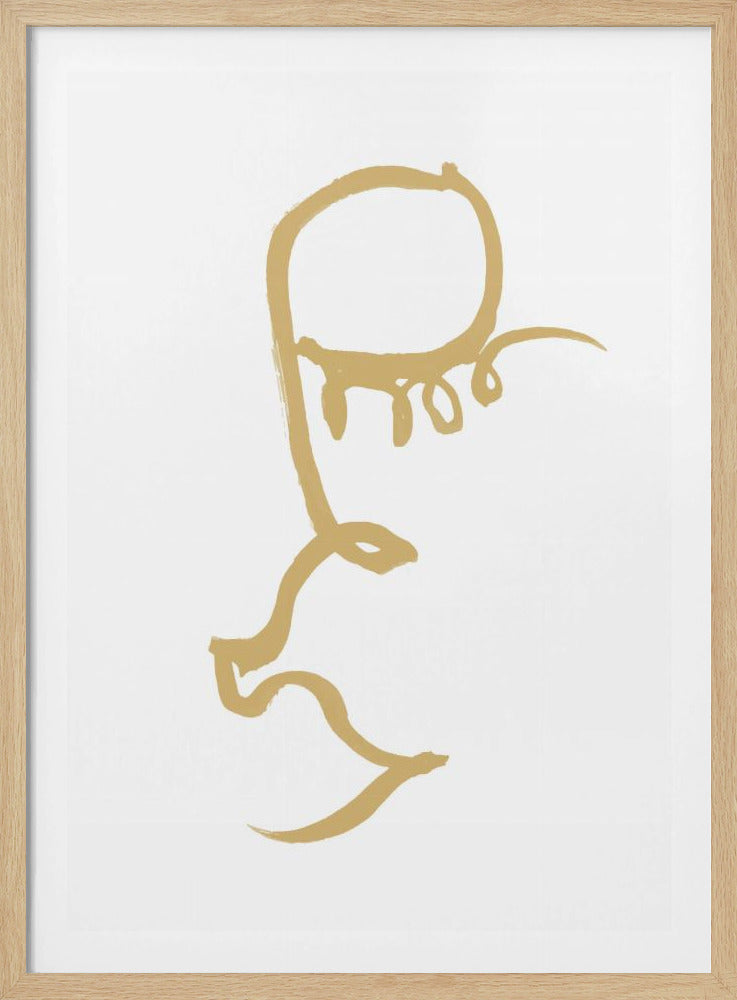 Half Face Gold | Poster