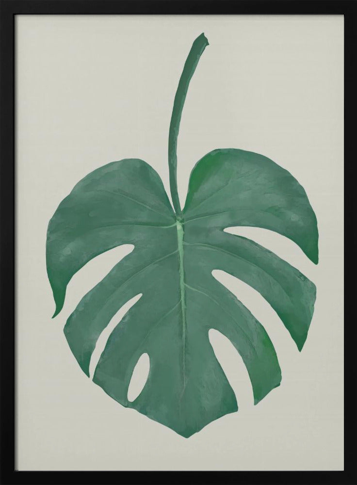 Monstera Aqua 05 | Poster