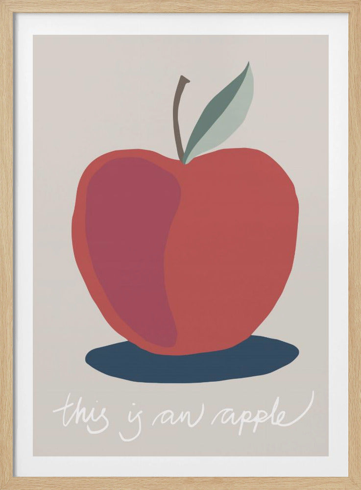 This is an Apple | Poster