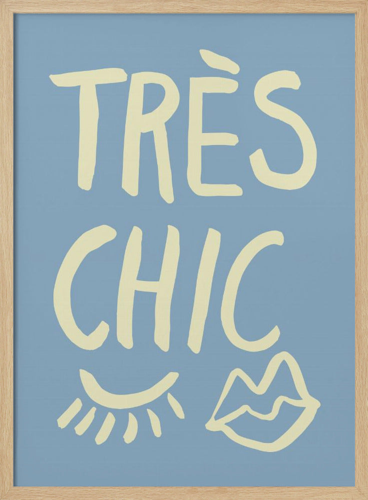 Très Chic Blue | Poster