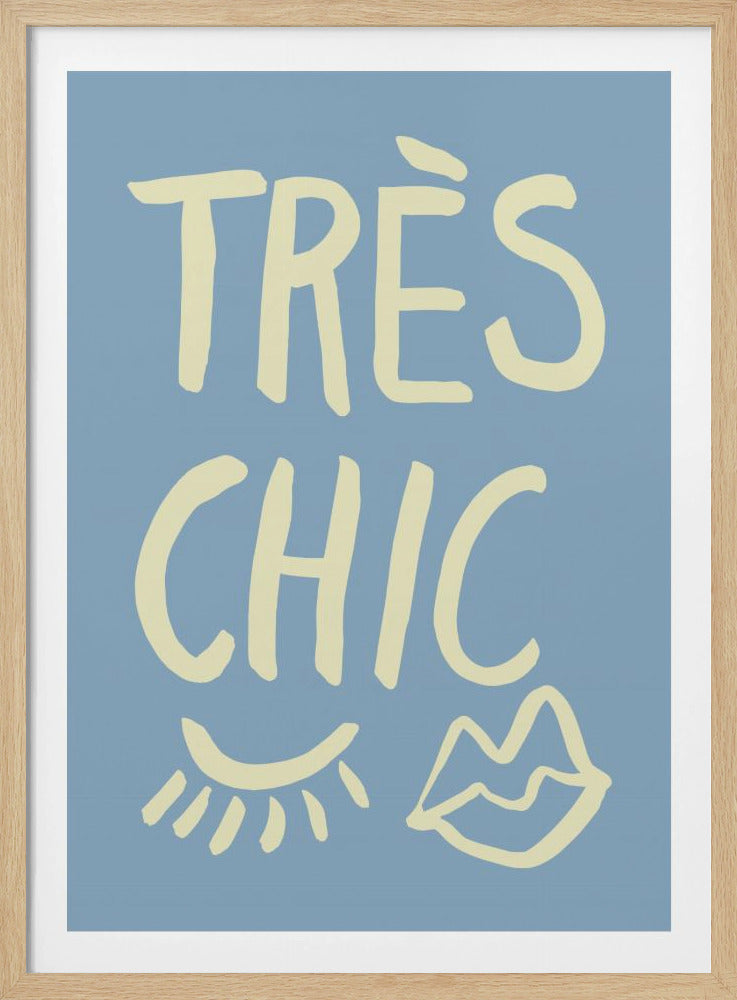 Très Chic Blue | Poster