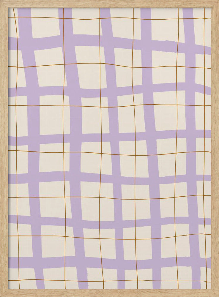 Lilac Grid | Poster