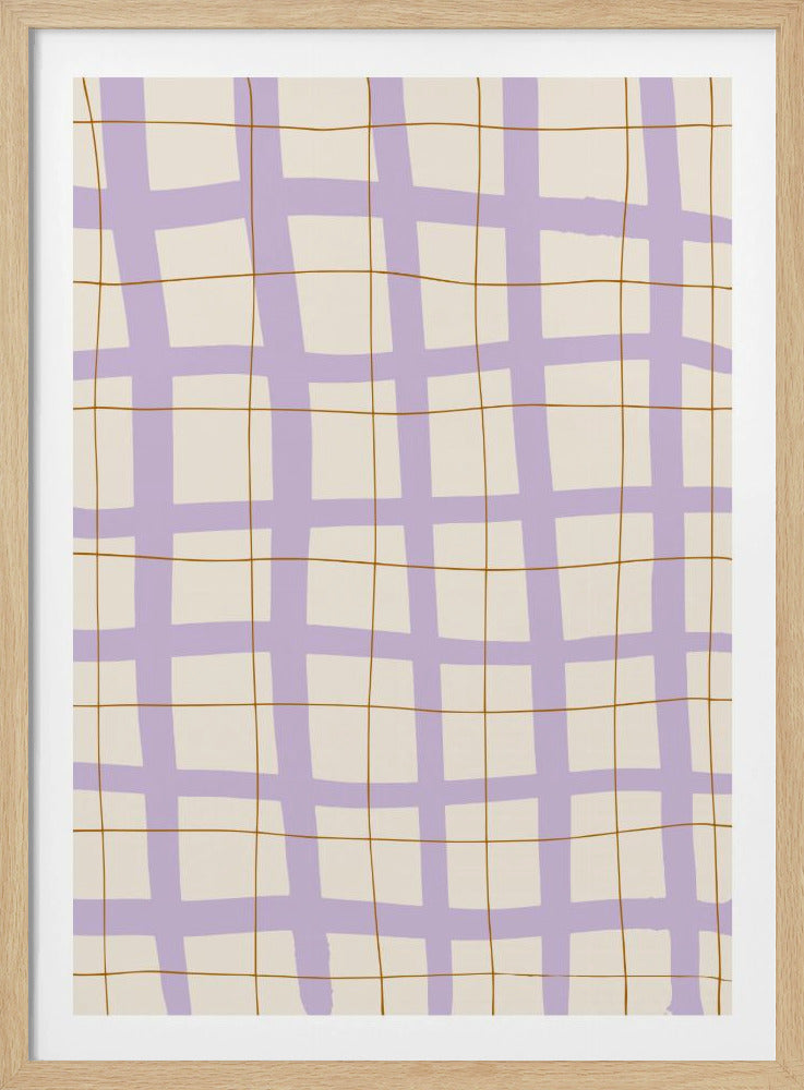 Lilac Grid | Poster