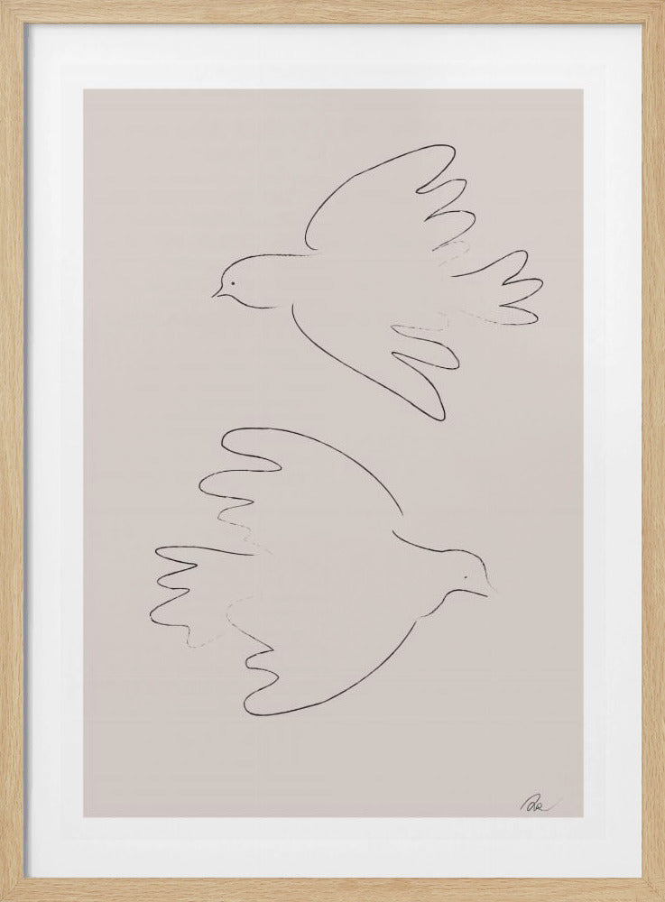 Two Doves | Poster
