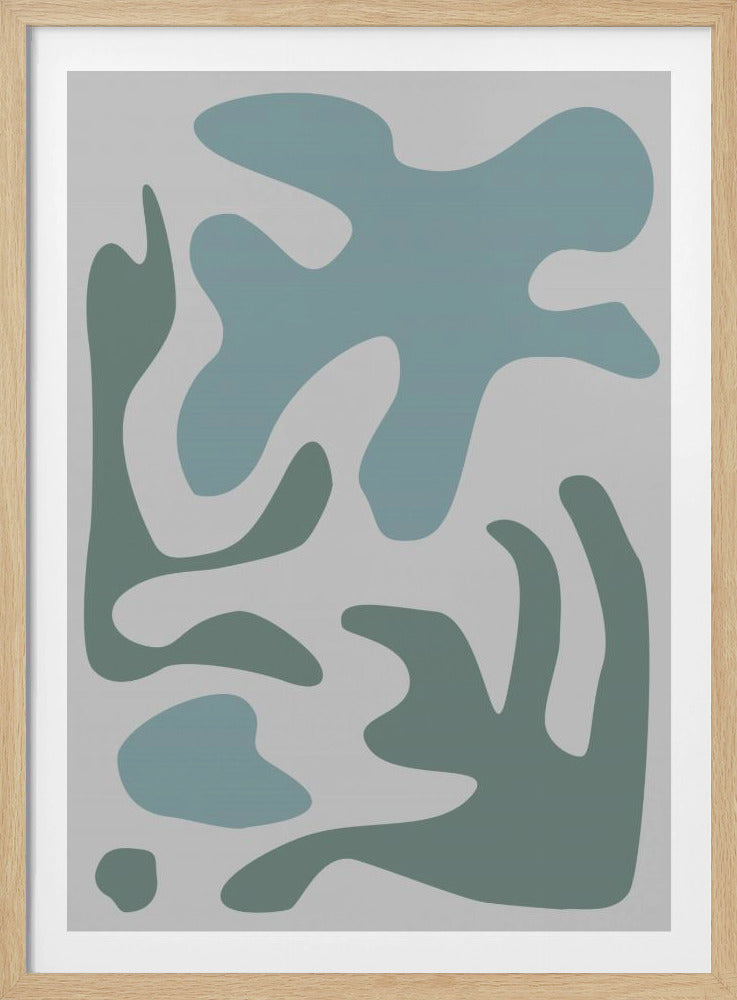 Seaweed Teal No 2 | Poster