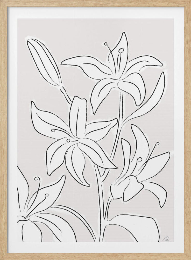 Lillies No 03 | Poster