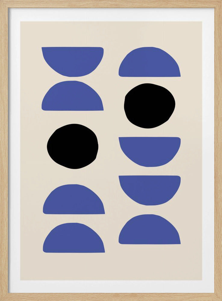 Blue Shapes | Poster