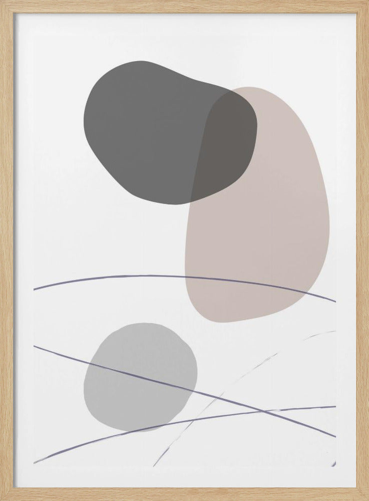 New Shapes Beige 03 | Poster