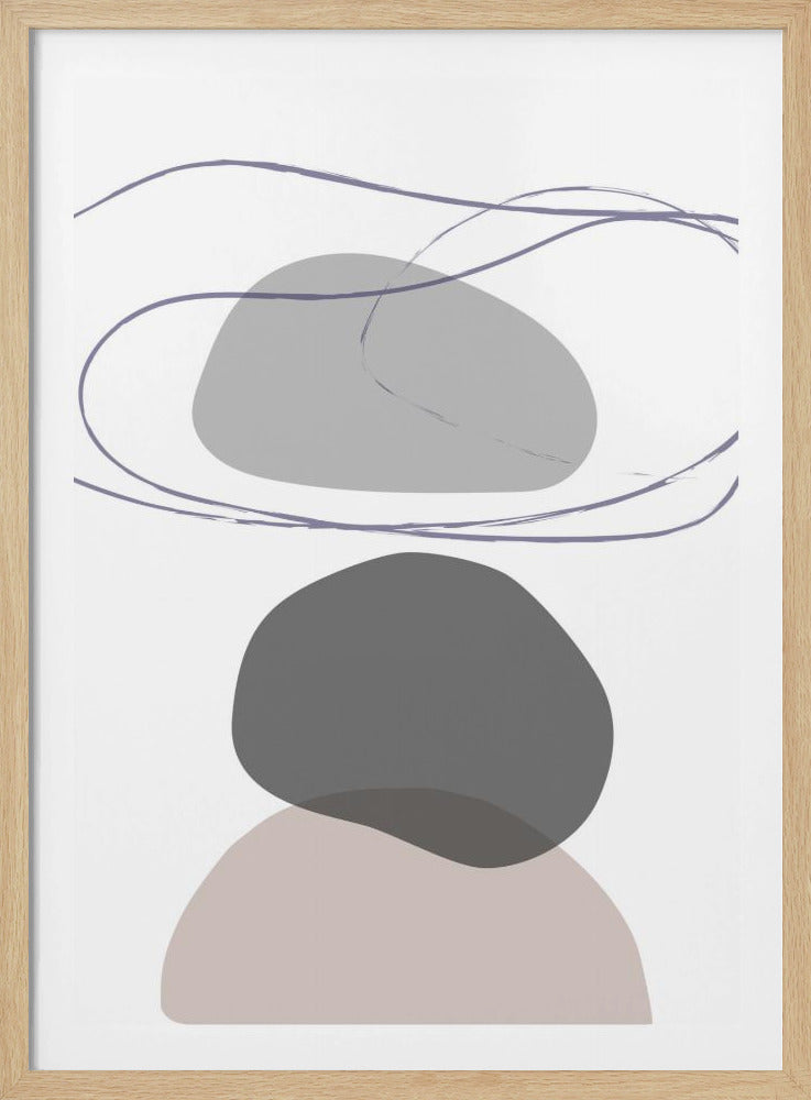 New Shapes Beige 04 | Poster