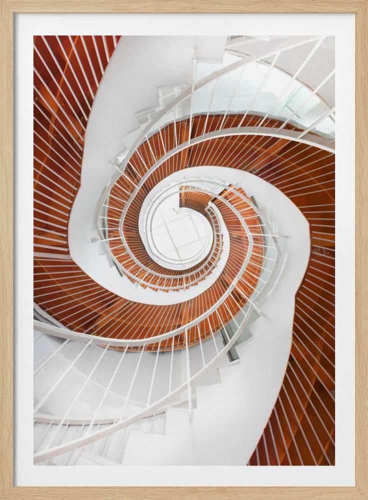 木制螺旋楼梯 | Poster