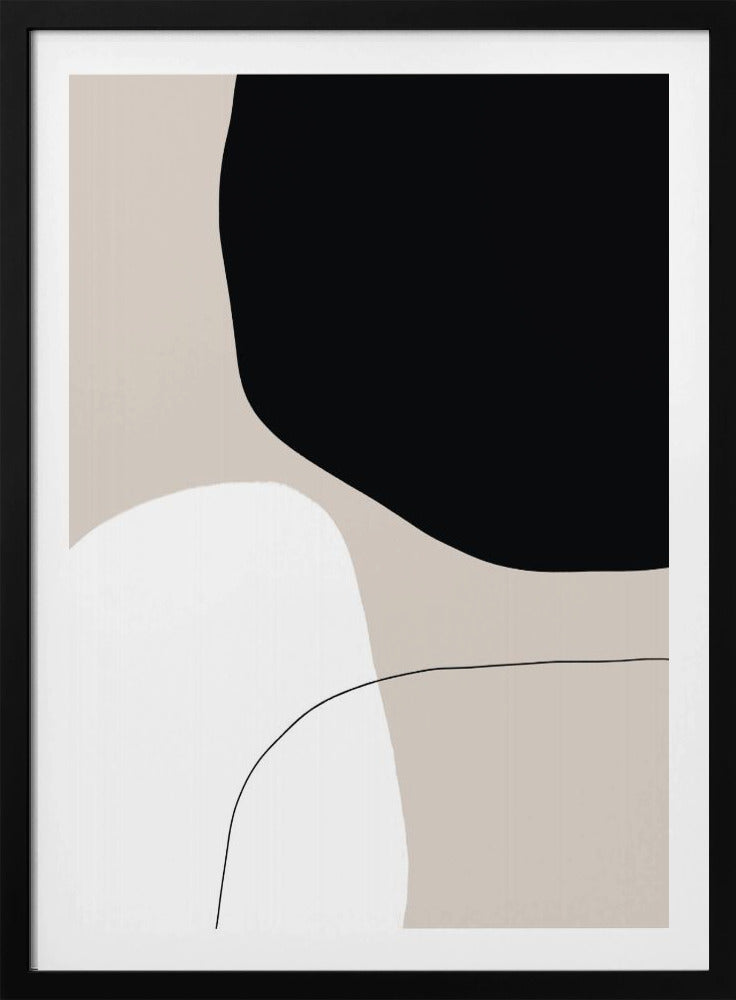 Monochrome Shapes | Poster