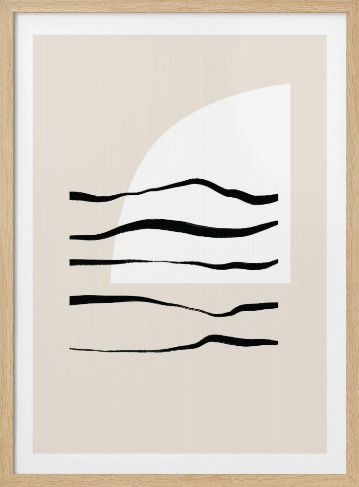 Curved Lines & Light | Poster
