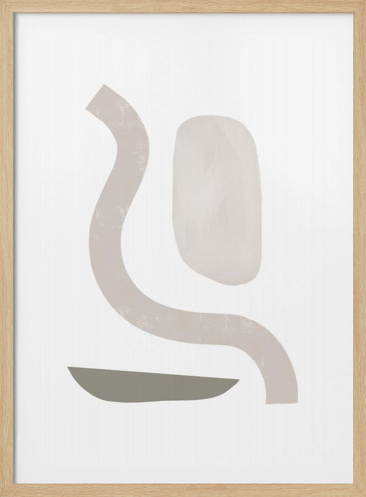 Muted Curves Geometry | Poster