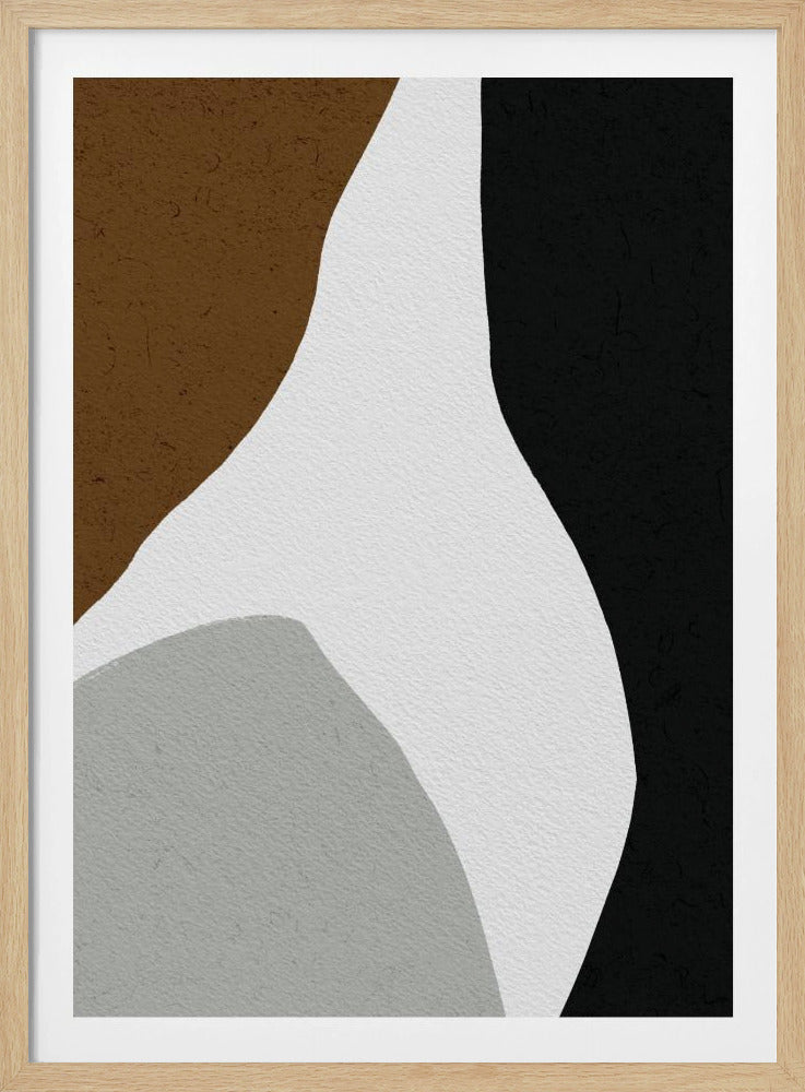 Organic Shapes and a Minimalistic Color Palette | Poster