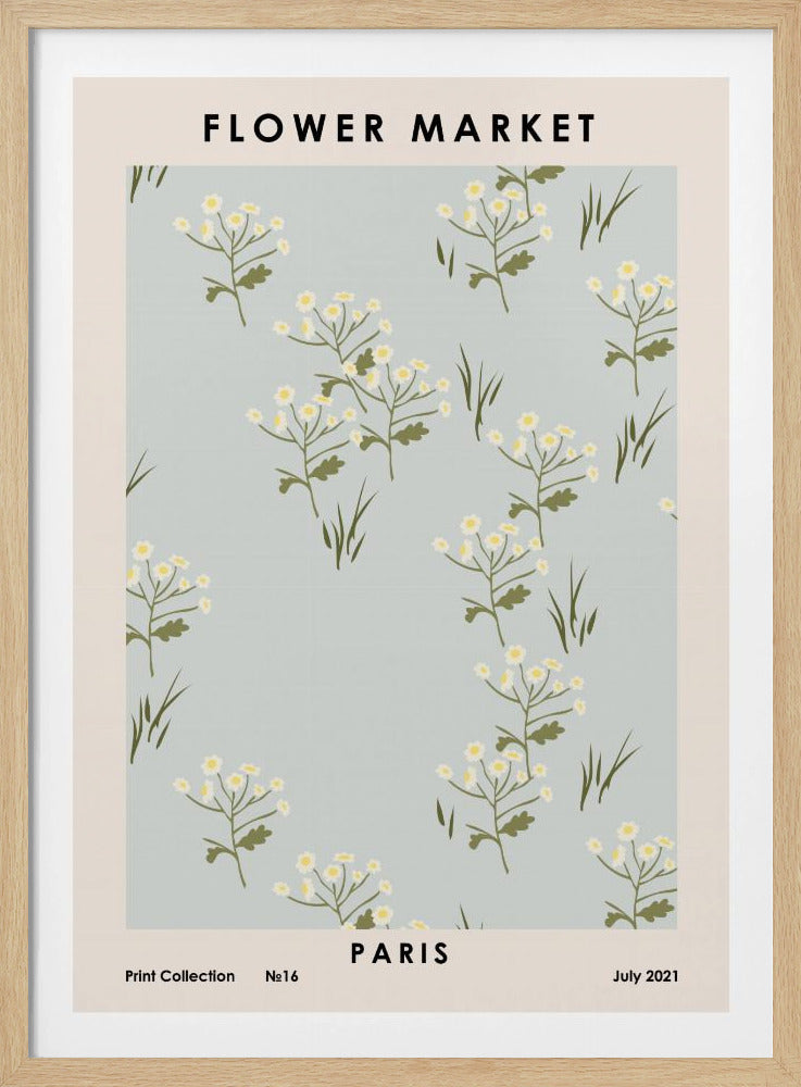 Flower Market Paris | Poster