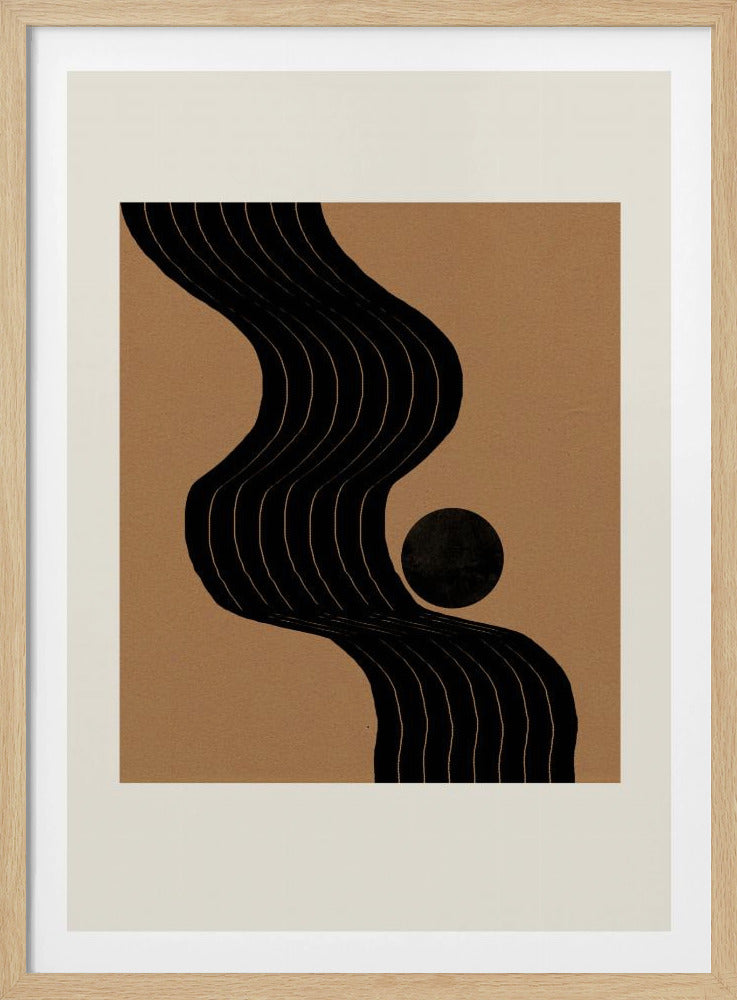 Curved Path Harmony | Poster