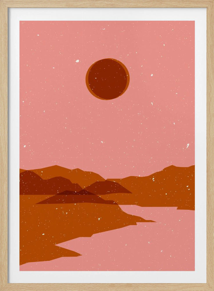 Moon  landscape | Poster