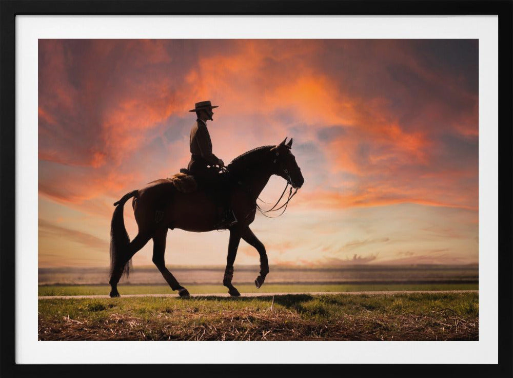 Evening ride | Poster