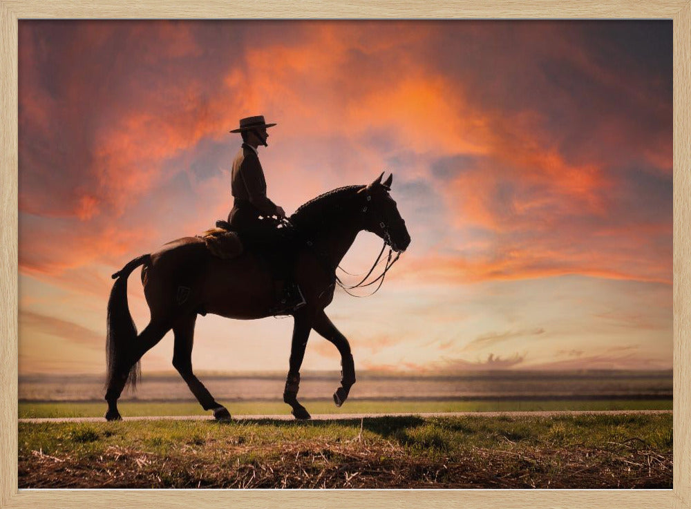 Evening ride | Poster