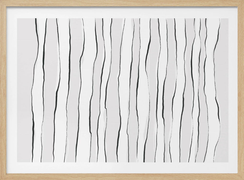 Wavy Stripes Symphony | Poster