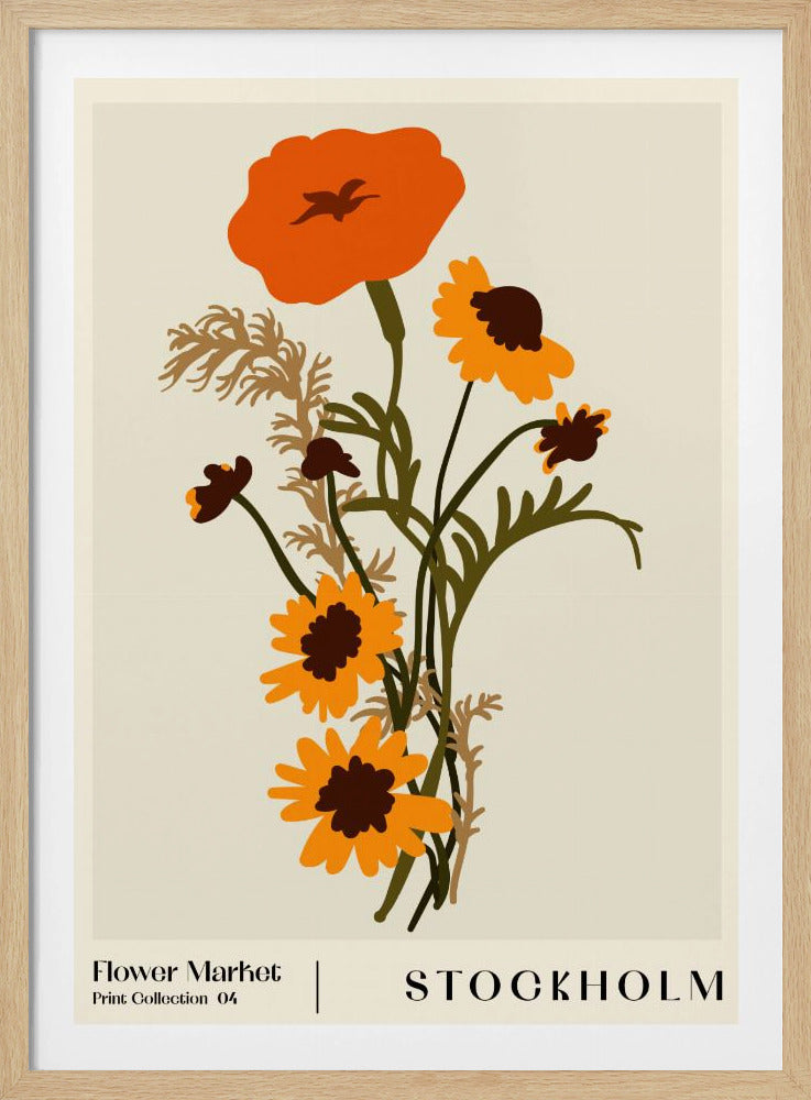 Flower Market. Stockholm | Poster