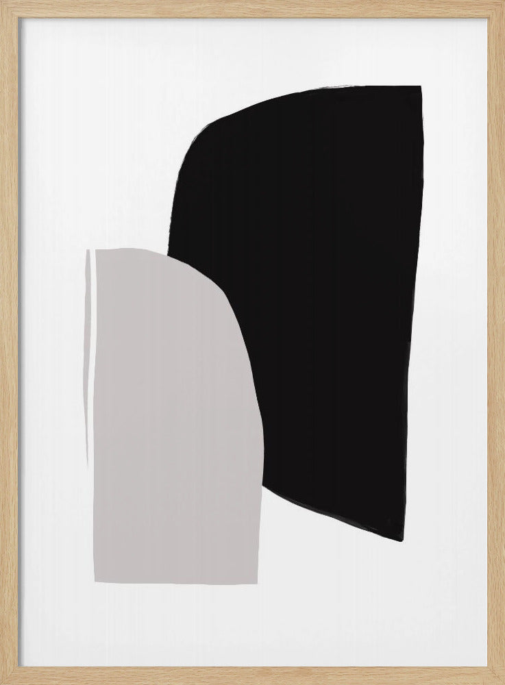 Monochrome Shapes | Poster